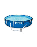 INTEX Metal Frame Pool (12' x 30") With Water Filter Pump Type "A"