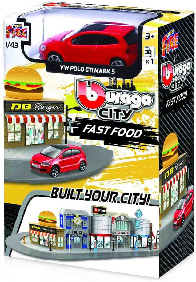 Bburago Street FIRE City Fast Food