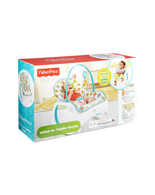 Fisher Price Infant-to-Toddler Rocker - Geo Diamonds