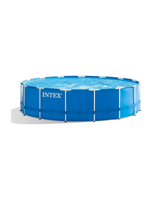 INTEX Metal Frame Pool Set Round (15' X 48")