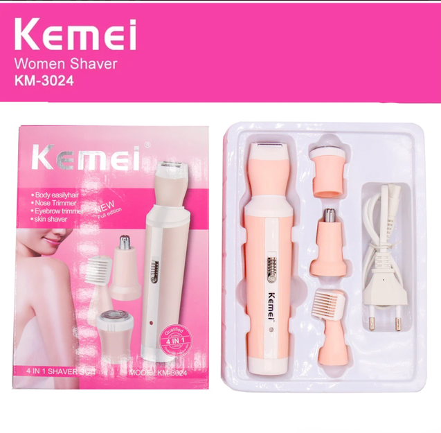 Kemei 4 In 1 Rechargeable Shaver Suit