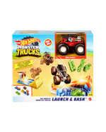 Hot Wheels Monster Trucks Launch & Bash Play Set